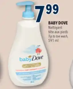 Familiprix BABY DOVE, Tip to toe wash offer