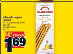 Super C BÂTONNETS DE PAIN GRISSINI | GRISSINI BREADSTICKS offer