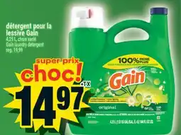 Super C DÉTERGENT POUR LA LESSIVE GAIN | GAIN LAUNDRY DETERGENT offer