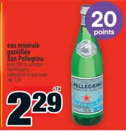 Super C EAU MINÉRALE GAZÉIFIÉE SAN PELLEGRINO | SAN PELLEGRINO CARBONATED MINERAL WATER offer