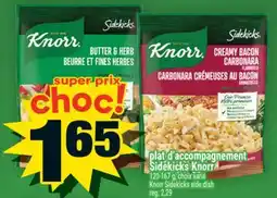 Super C PLAT D'ACCOMPAGNEMENT SIDEKICKS KNORR | KNORR SIDEKICKS SIDE DISH offer