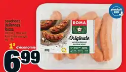 Super C SAUCISSES ITALIENNES ROMA | ROMA ITALIAN SAUSAGES offer