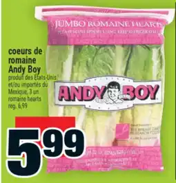 Super C COEURS DE ROMAINE ANDY BOY | ROMAINE HEARTS offer
