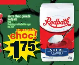 Super C SUCRE BLANC GRANULÉ REDPATH | REDPATH GRANULATED WHITE SUGAR offer
