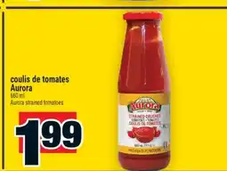 Super C COULIS DE TOMATES AURORA | AURORA STRAINED TOMATOES offer