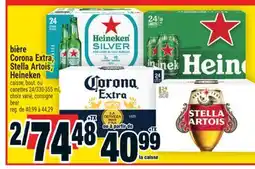 Super C BIÈRE CORONA EXTRA, STELLA ARTOIS, HEINEKEN | BEER offer