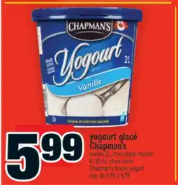 Super C YOGOURT GLACÉ CHAPMAN'S | CHAPMAN'S FROZEN YOGURT offer