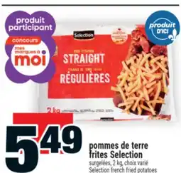 Super C POMMES DE TERRE FRITES SELECTION | SELECTION FRENCH FRIED POTATOES offer