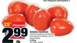 Super C TOMATES ITALIENNES | ITALIAN TOMATOES offer