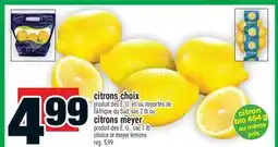 Super C CITRONS CHOIX | CHOICE LEMONS offer