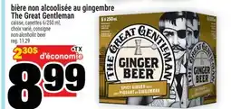 Super C BIÈRE NON ALCOOLISÉE AU GINGEMBRE THE GREAT GENTLEMAN | NON-ALCOHOLIC BEER offer