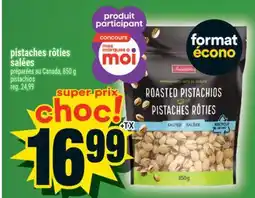 Super C PISTACHES RÔTIES SALÉES | PISTACHIOS offer
