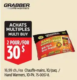 Canadian Tire Hand Warmers, 10-Pk offer