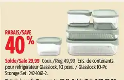 Canadian Tire Glasslock 10-Pc Storage Set offer