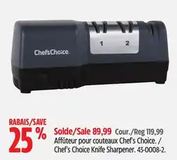 Canadian Tire Chef's Choice Knife Sharpener offer
