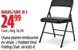 Canadian Tire For Living Padded Vinyl Folding Chair offer