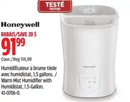Canadian Tire Warm Mist Humidifier with Humidistat offer