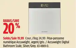 Canadian Tire Accuweight Digital Bathroom Scale offer