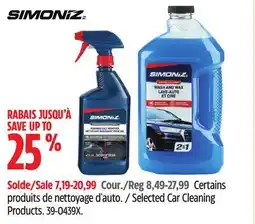 Canadian Tire Selected Car Cleaning Products offer