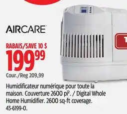 Canadian Tire Aircare Digital Whole Home Humidifier offer