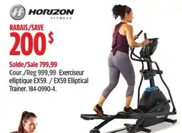 Canadian Tire EX59 Elliptical Trainer offer