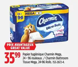 Canadian Tire Charmin Bathroom Tissue Mega, 24=96 Rolls offer