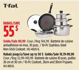 Canadian Tire 10-Pc Cookset, 26cm and 30cm Frypans offer