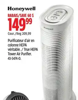 Canadian Tire True HEPA Tower Air Purifier offer