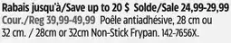 Canadian Tire Vida by Paderno 28cm or 32cm Non-Stick Frypan offer