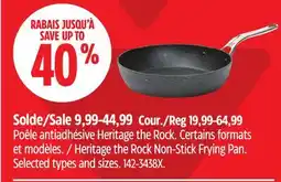 Canadian Tire Heritage the Rock Non-Stick Frying Pan offer