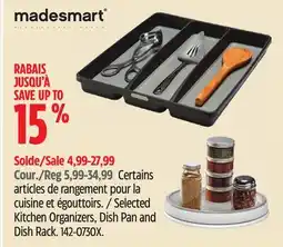 Canadian Tire Selected Kitchen Organizers, Dish Pan and Dish Rack offer