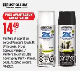 Canadian Tire Rust-Oleum Painter's Touch 2X Ultra Cover Spray Paint + Primer offer