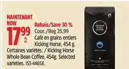 Canadian Tire Kicking Horse Whole Bean Coffee offer