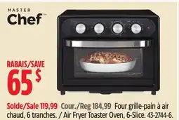 Canadian Tire Air Fryer Toaster Oven, 6-Slice offer
