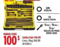 Canadian Tire 229 PC Socket Set offer