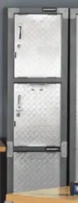 Canadian Tire 3-Door Locker with Shelves offer