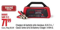 Canadian Tire Classic Series 8/4/2A Battery Charger offer