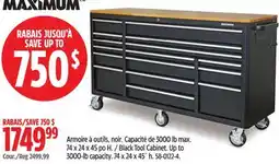Canadian Tire Black Tool Cabinet offer