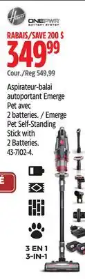 Canadian Tire Emerge Pet Self-Standing Stick with 2 Batteries offer