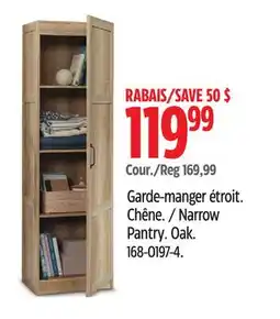 Canadian Tire Narrow Pantry offer