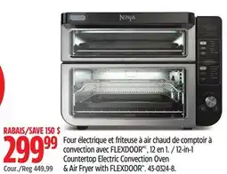 Canadian Tire 12-in-1 Countertop Electric Convection Oven & Air Fryer with FLEXDOOR Ninja offer