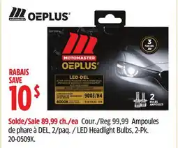 Canadian Tire LED Headlight Bulbs, 2-Pk offer