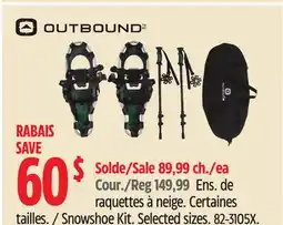 Canadian Tire Snowshoe Kit offer
