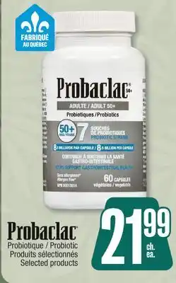 Jean Coutu PROBACLAC Probiotic Selected products offer