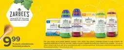 Jean Coutu ZARBEE'S Selected products offer