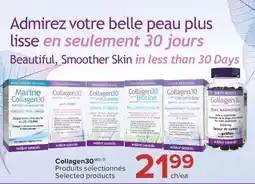Jean Coutu WEBBER NATURALS Collagen30 Selected products offer