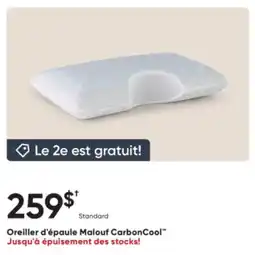 Dormez Vous Oreiller d'épaule Malouf CarbonCool offer