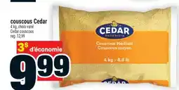 Super C COUSCOUS CEDAR | CEDAR COUSCOUS offer
