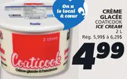 IGA COATICOOK ICE CREAM offer