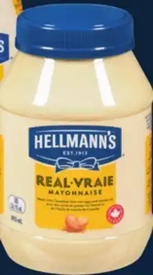 IGA HELLMANN'S MAYONNAISE offer